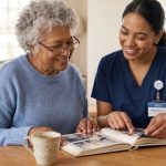 Reliable Healthcare Agency community supporting a senior at home⁠։