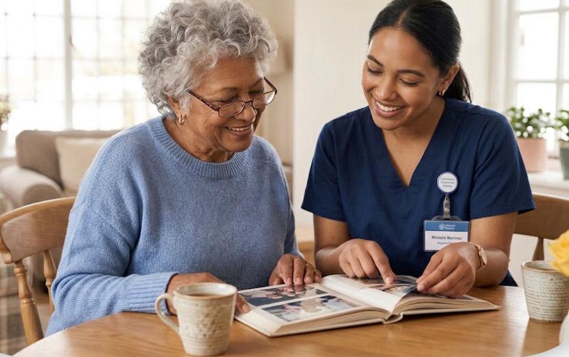 Reliable Healthcare Agency community supporting a senior at home⁠։